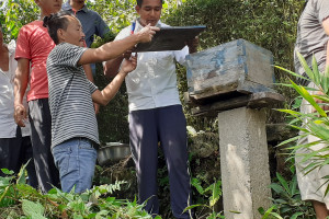 Participant during the Apiary management training Vikram Pradhan 26 Aug, 2019